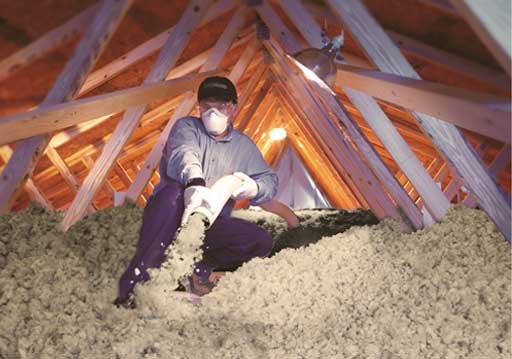 Espacio bajo cubierta con aislamiento eficiente